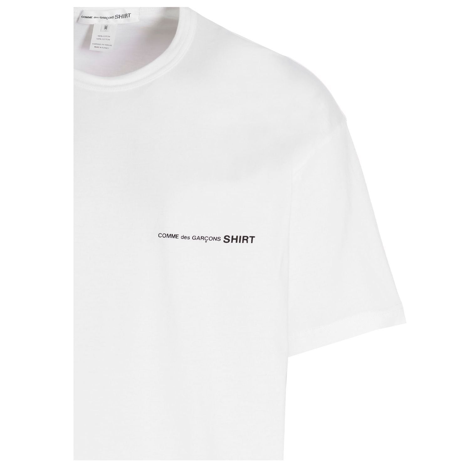 Comme Des Garçons White Cotton T-Shirt