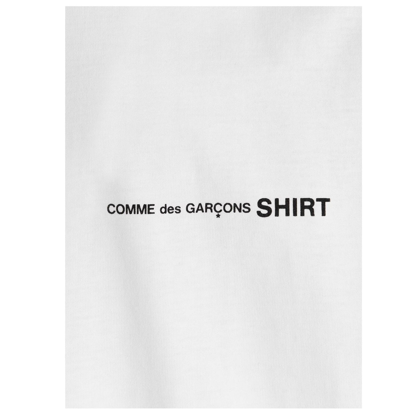 Comme Des Garçons White Cotton T-Shirt