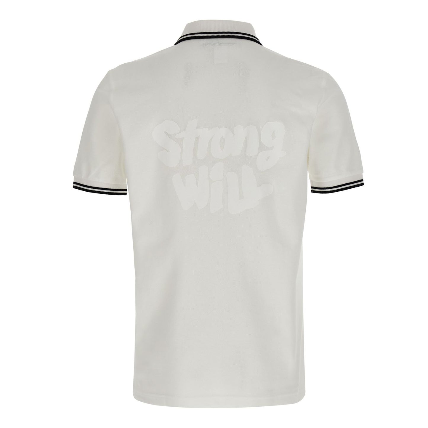 Comme Des Garçons White Cotton Polo Shirt