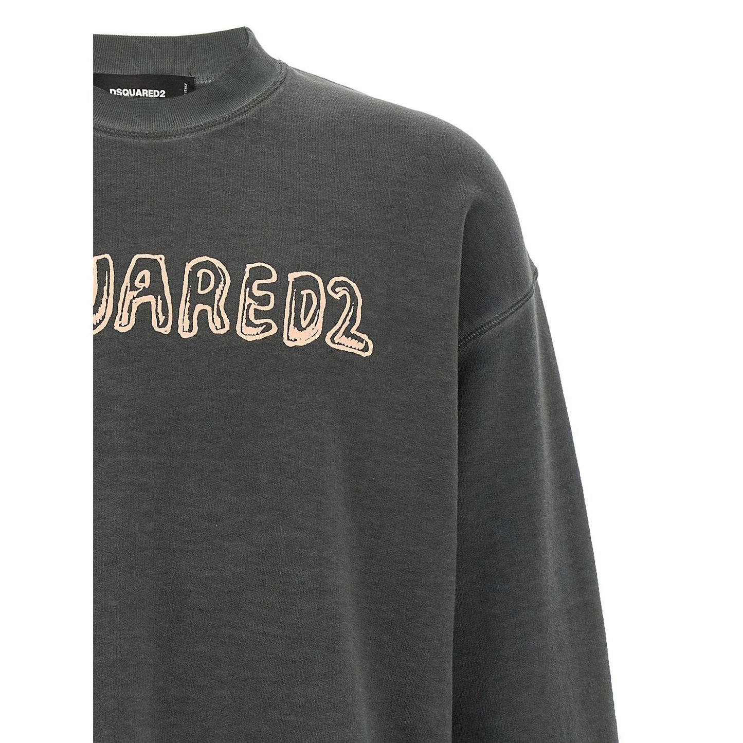 Dsquared² Gray Cotton Sweatshirt