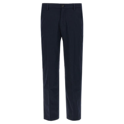 Department 5 Blue Cotton Cropped Pants