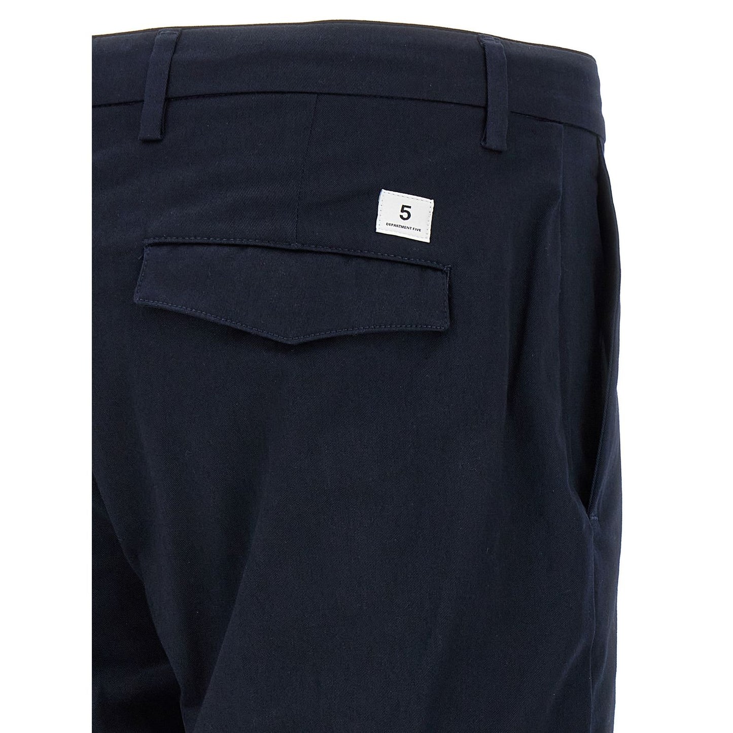 Department 5 Blue Cotton Cropped Pants
