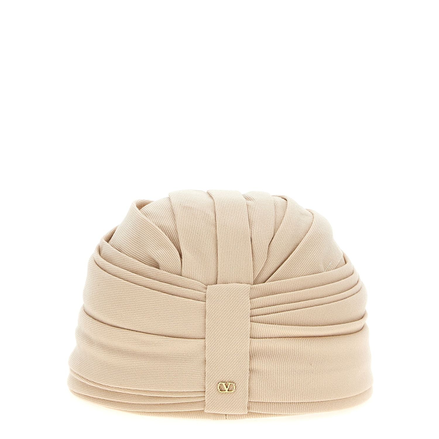 Valentino Garavani Beige Virgin Wool Hat