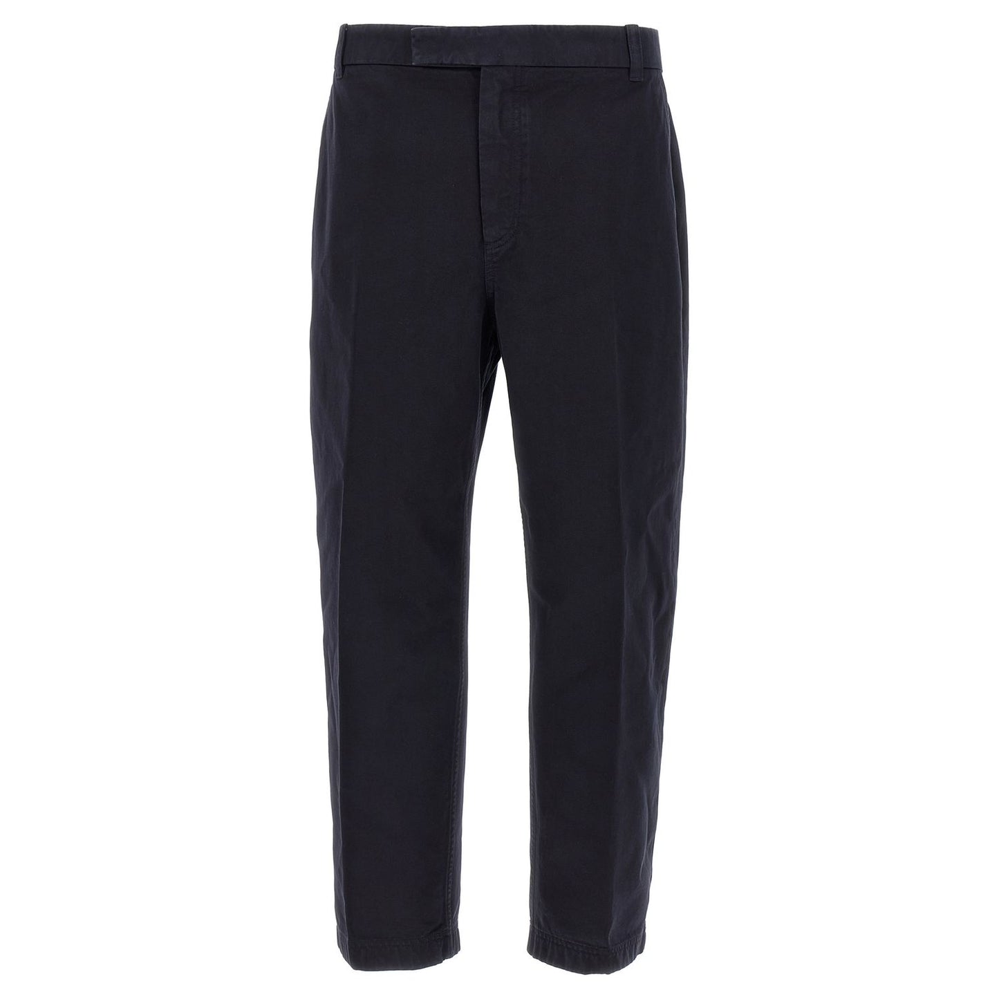 Thom Browne Blue Cotton Casual Pants