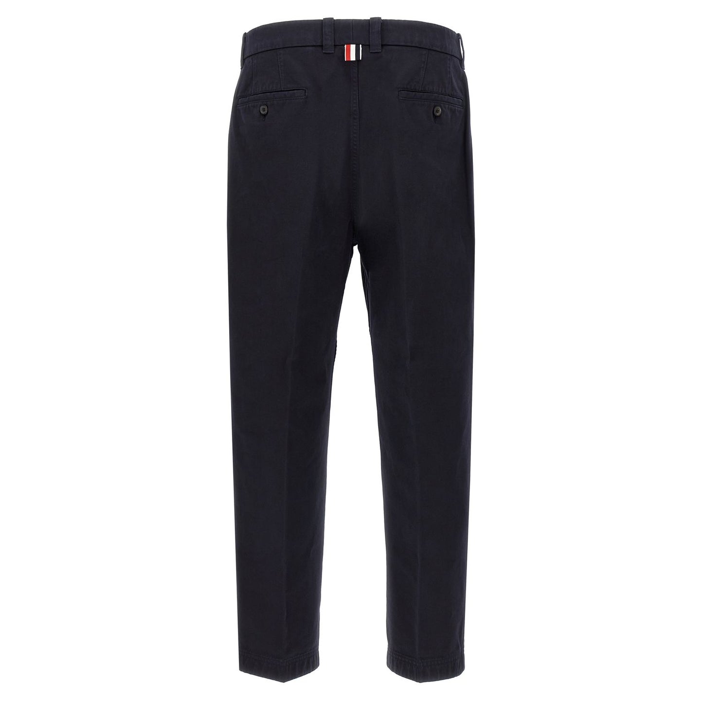 Thom Browne Blue Cotton Casual Pants
