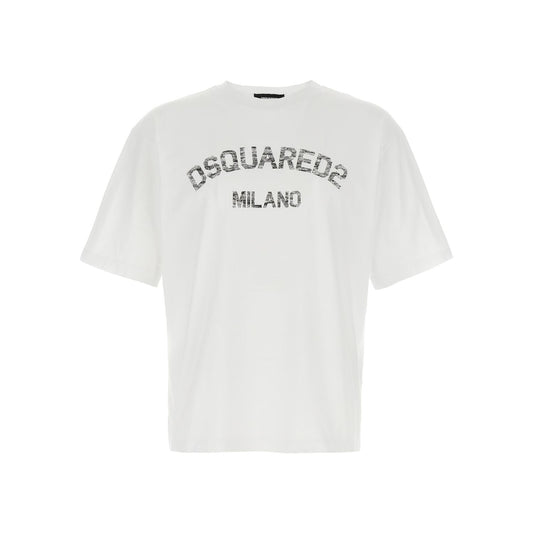 Dsquared² White Cotton T-Shirt