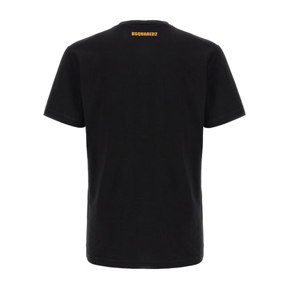 Dsquared² Black Cotton T-Shirt