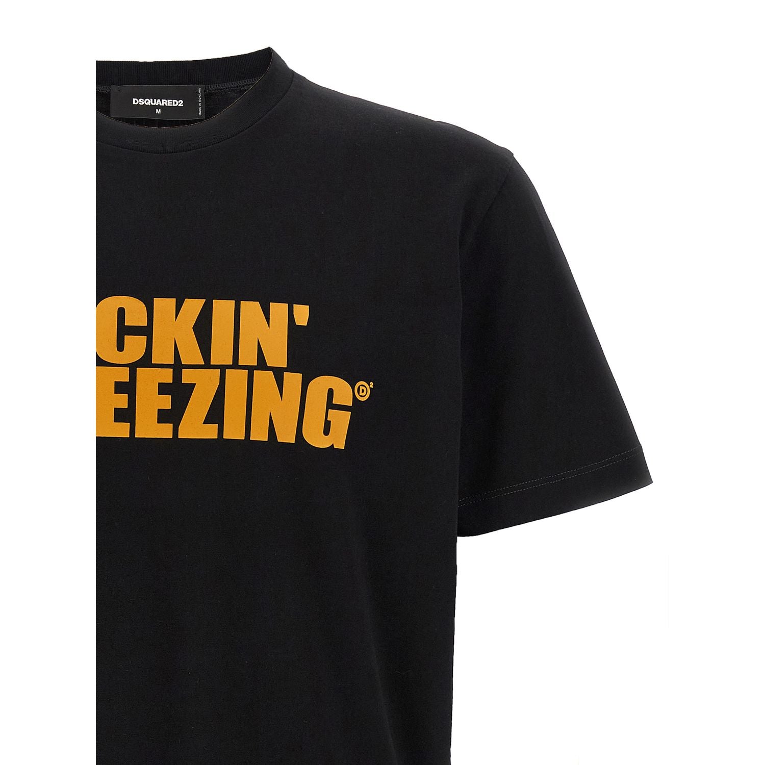 Dsquared² Black Cotton T-Shirt