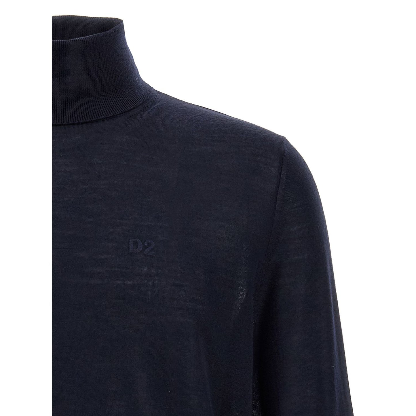 Dsquared² Blue Virgin Wool Cardigan