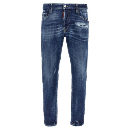 Dsquared² Blue Cotton Skinny Jeans