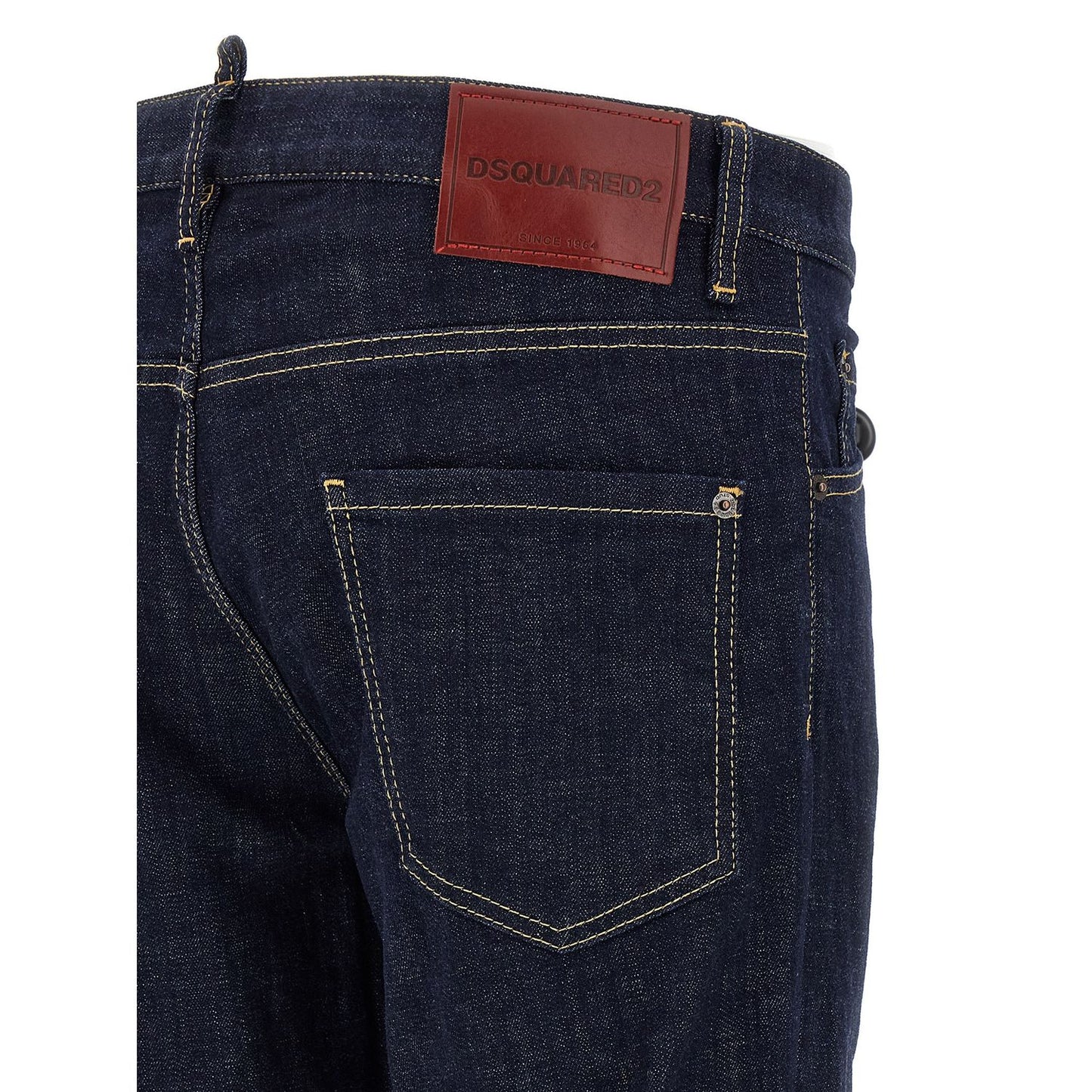 Dsquared² Blue Cotton Slim Fit Jeans