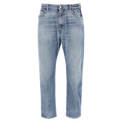 Dsquared² Blue Cotton Relaxed Fit Jeans