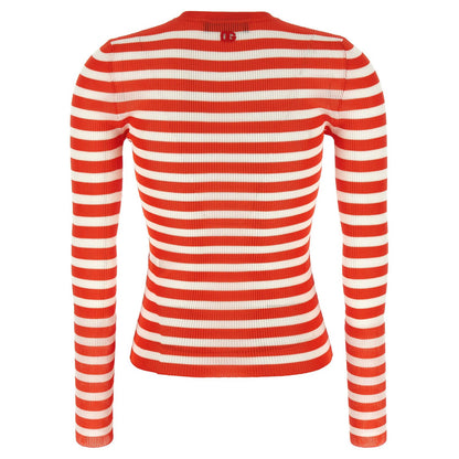 Dolce & Gabbana Orange Viscose Cardigan