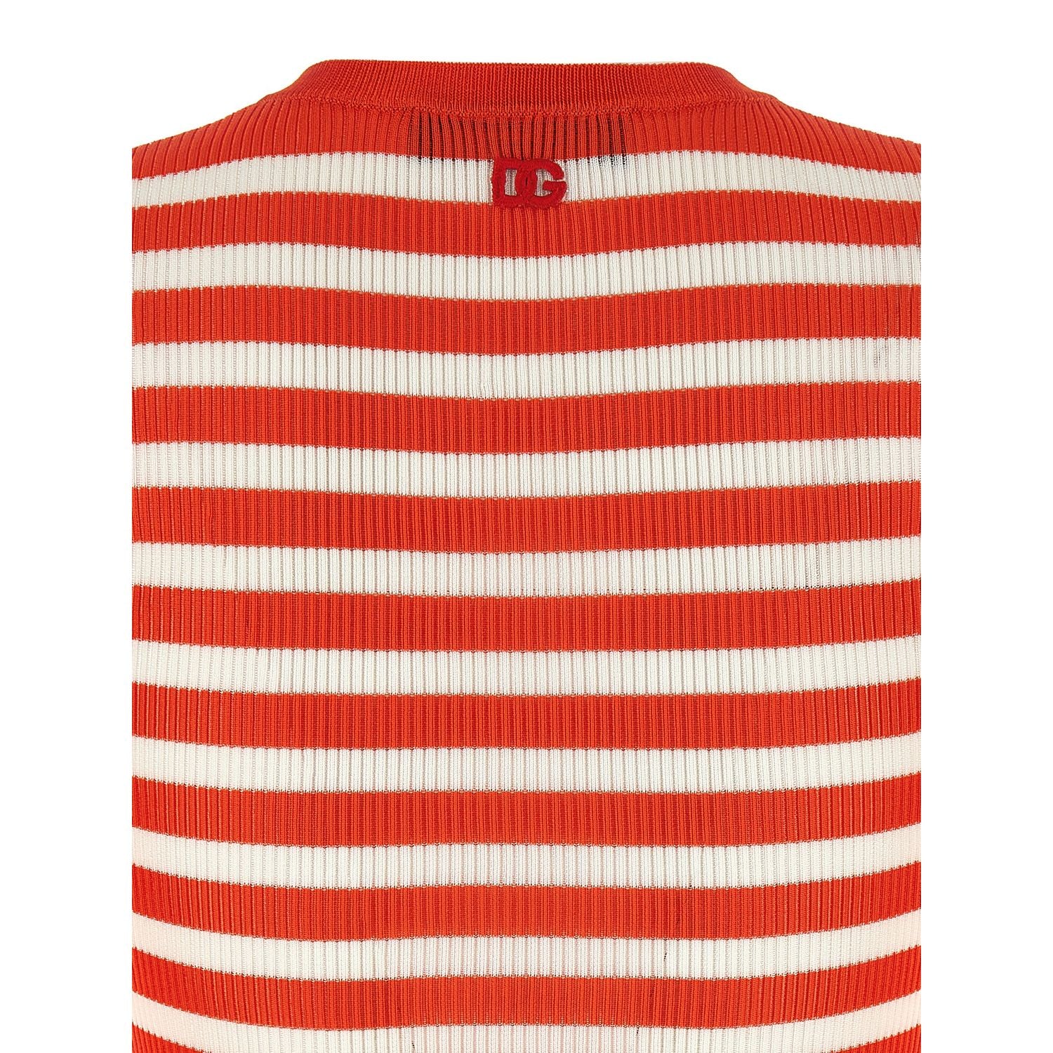 Dolce & Gabbana Orange Viscose Cardigan