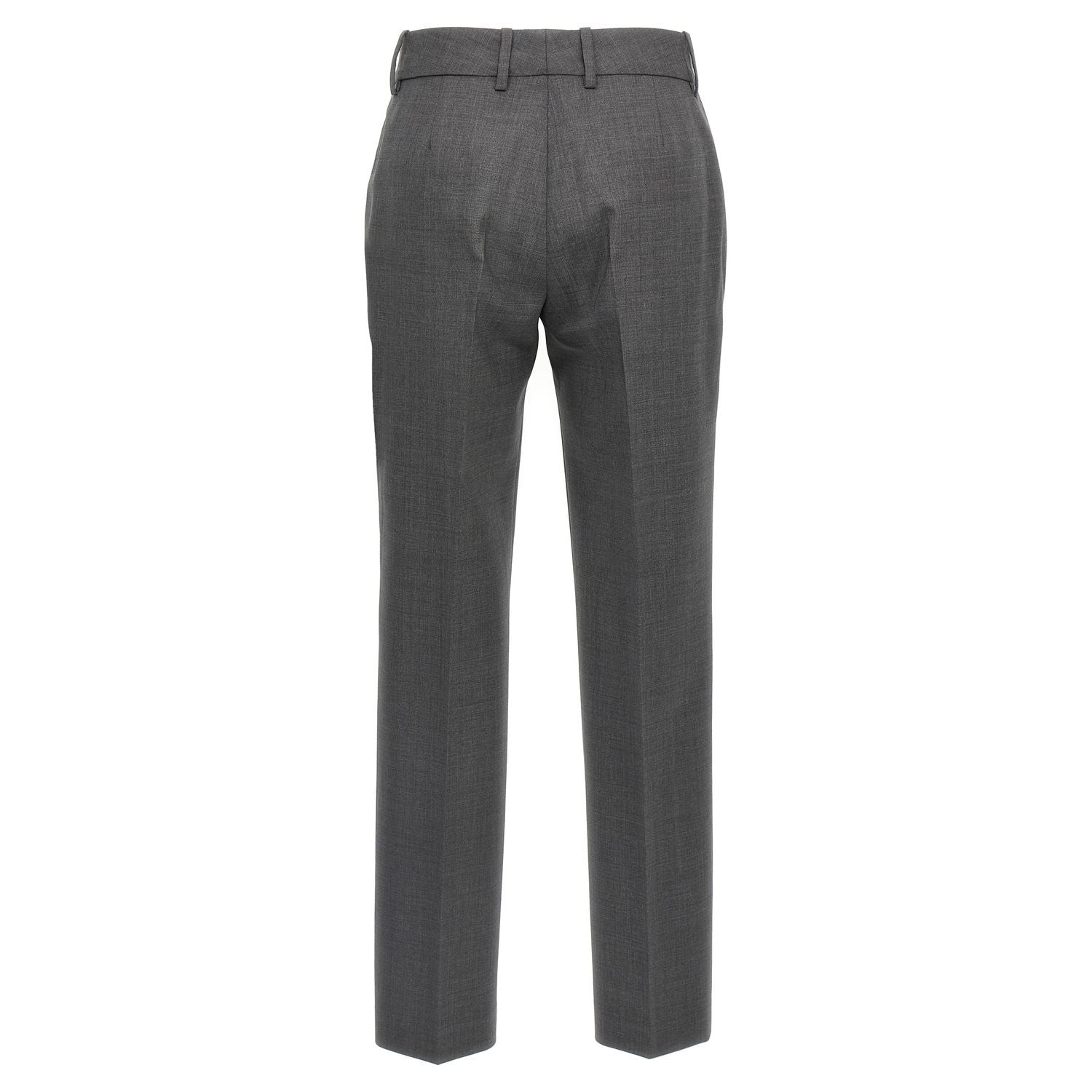 Ermanno Scervino Gray Virgin Wool Dress Pants