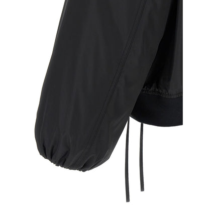 Jil Sander Black Polyester Bomber