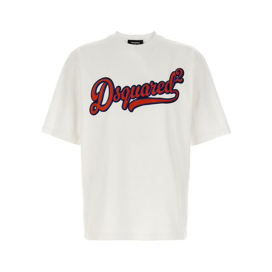 Dsquared² White Cotton T-Shirt