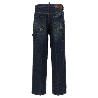 Dsquared² Blue Cotton Jeans Denim