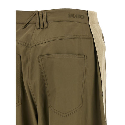 The Attico Bicolor Cotton Cargo Pants