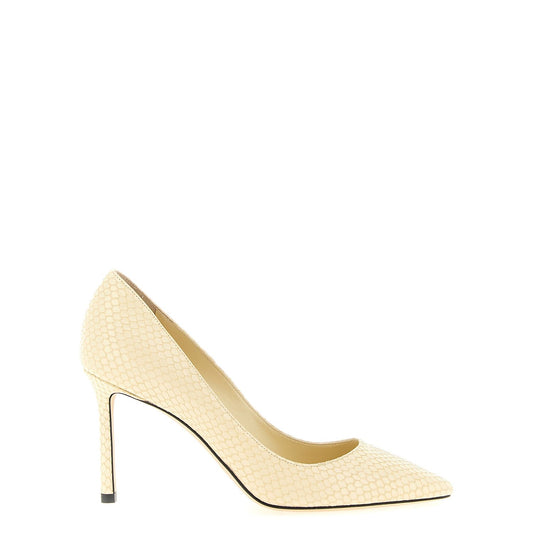 Jimmy Choo Bicolor Leather High Heel Pumps