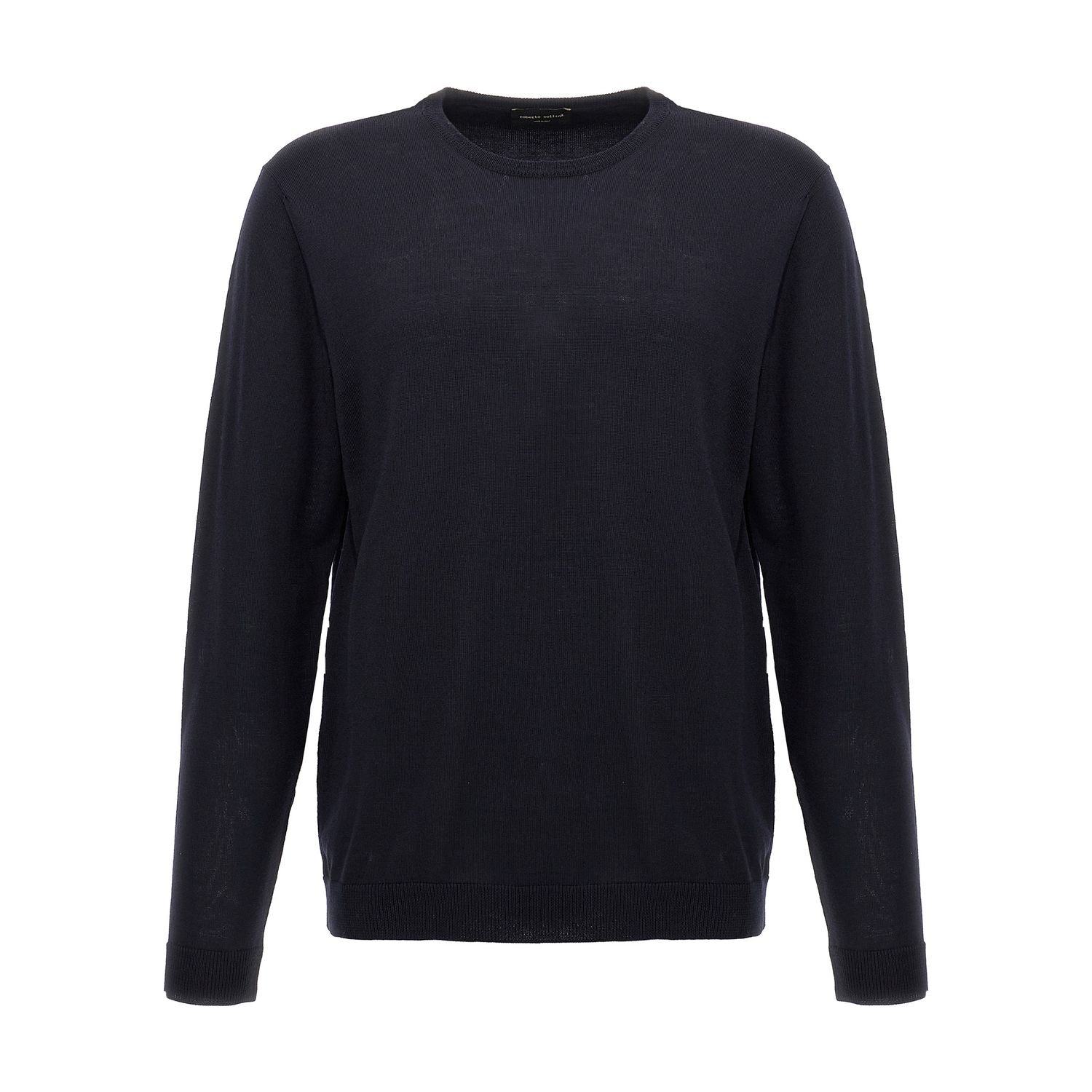 Roberto Collina Blue Merino Wool Cardigan
