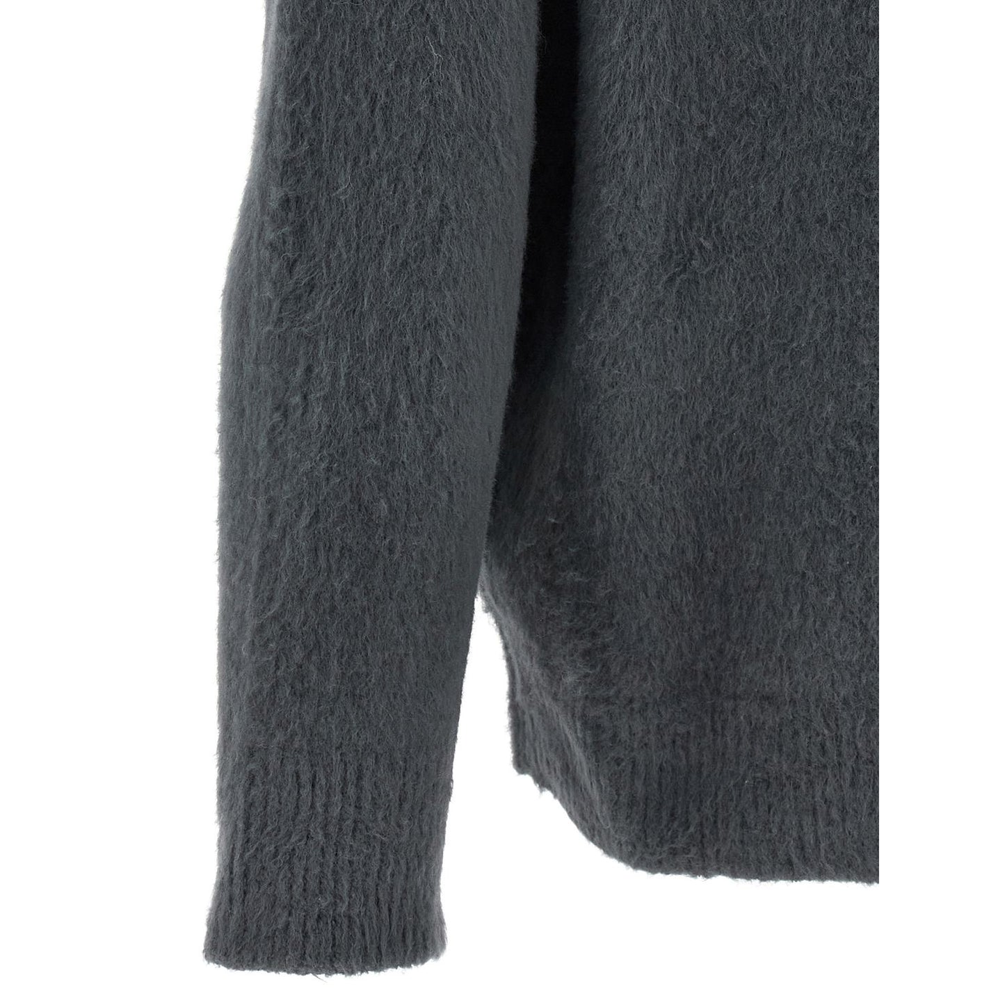 Roberto Collina Gray Cotton Cardigan