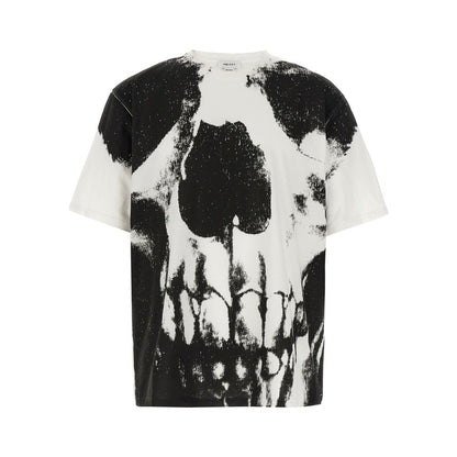 Alexander McQueen Bicolor Cotton T-Shirt
