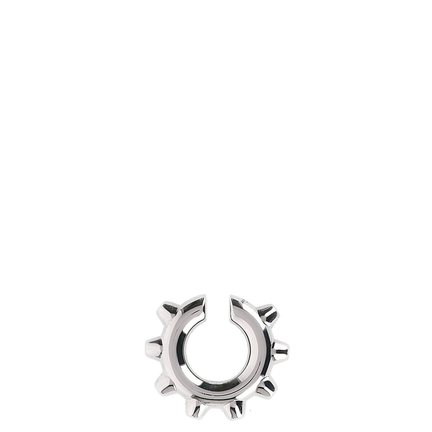 Jil Sander Silver Brass Earrings