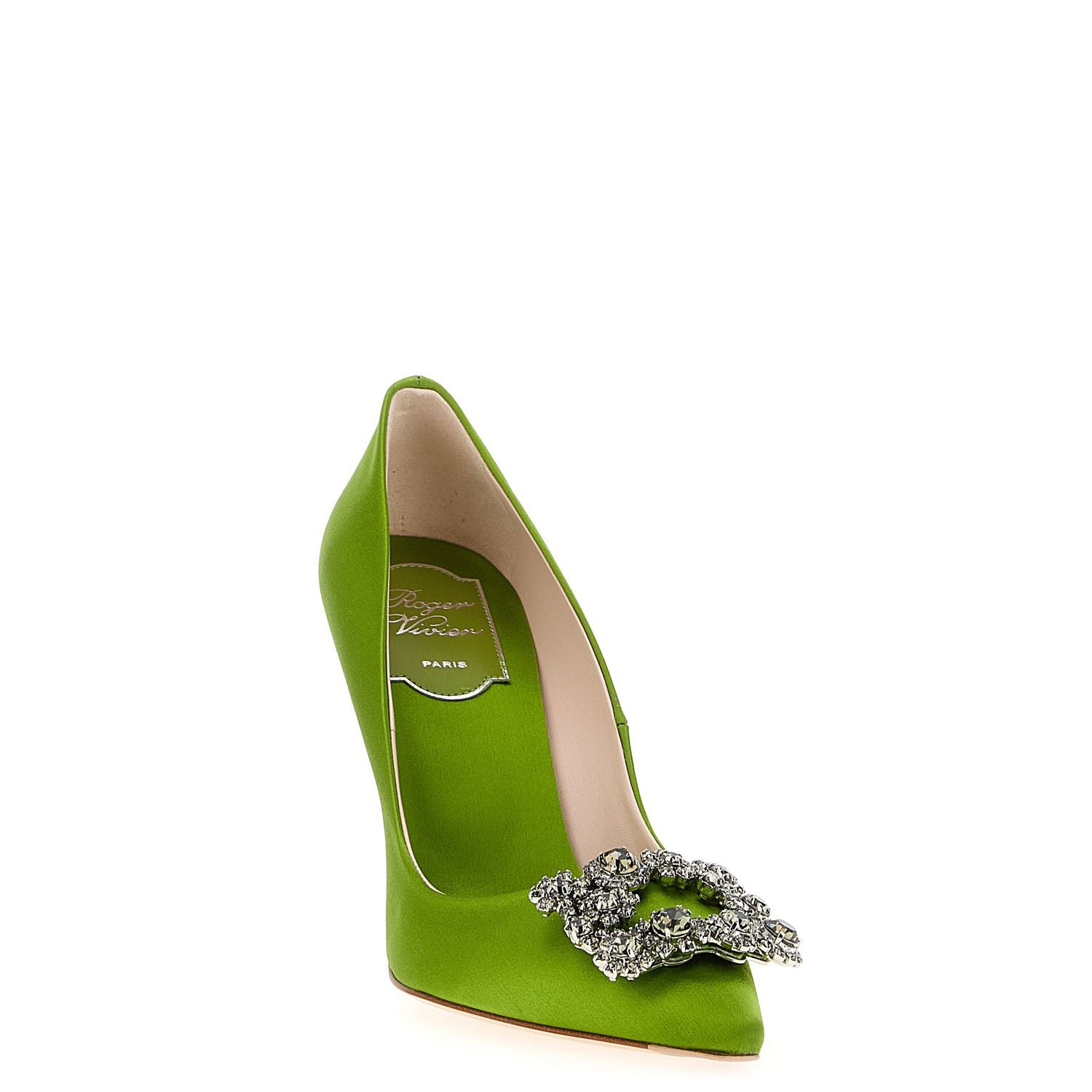 Roger Vivier Bicolor Viscose High Heel Pumps