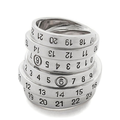 MM6 Maison Margiela Silver Brass Ring