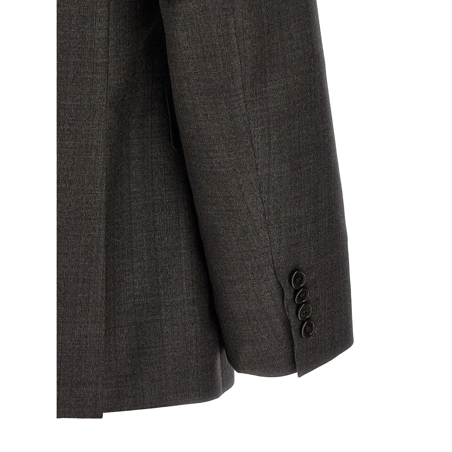 Brioni Brown Wool Blazer