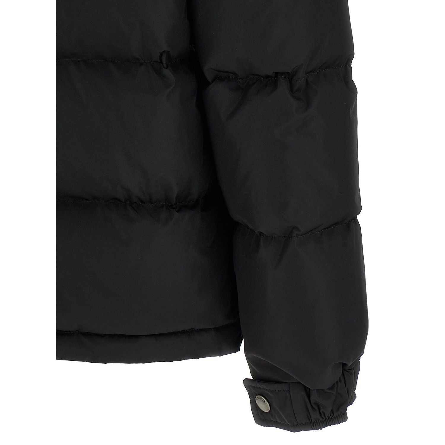 Valentino Garavani Black Polyamide Full-Length Jacket