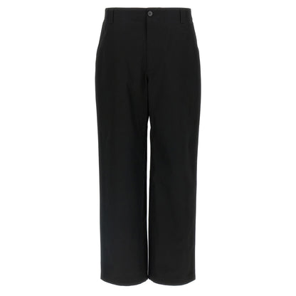 Gucci Black Cotton Casual Pants