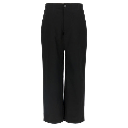 Gucci Black Cotton Casual Pants