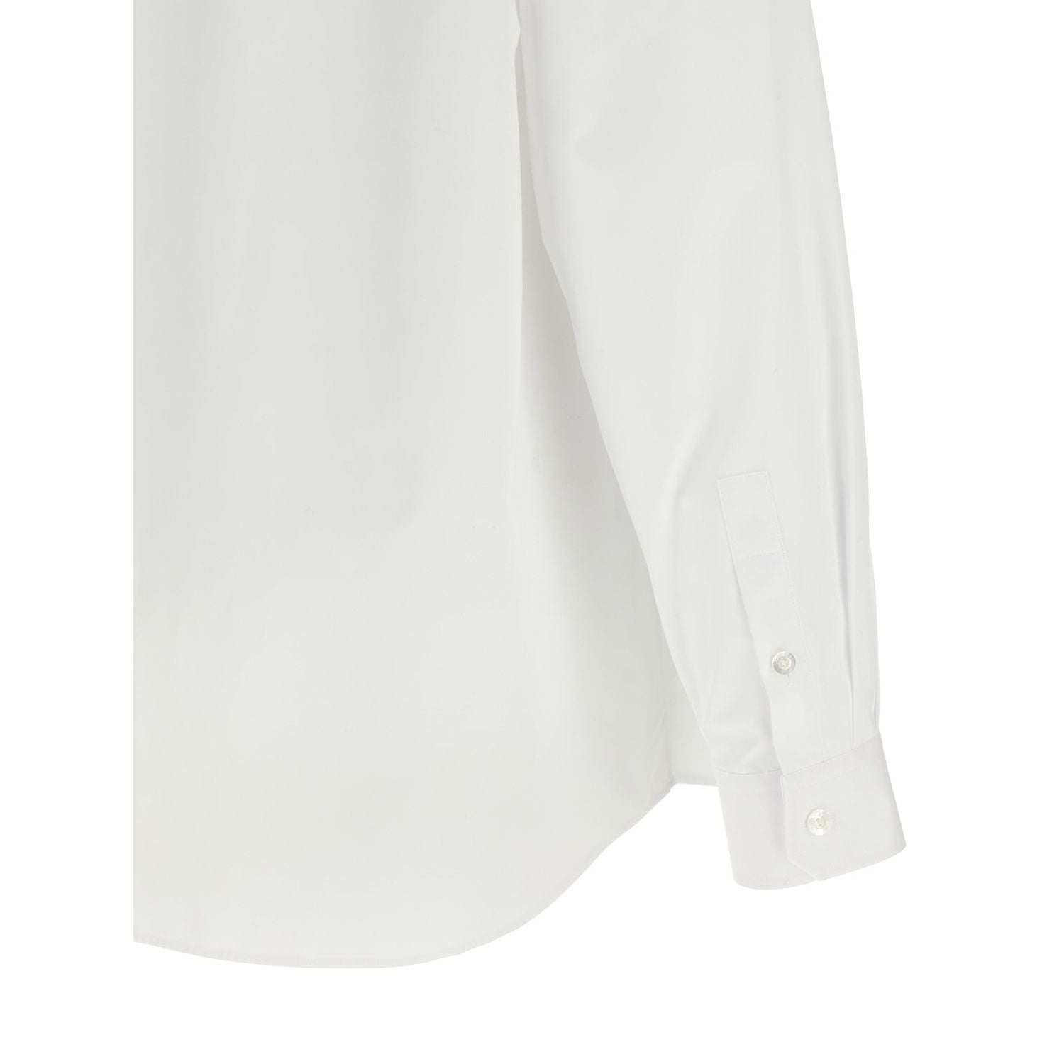 Gucci White Cotton Blouse