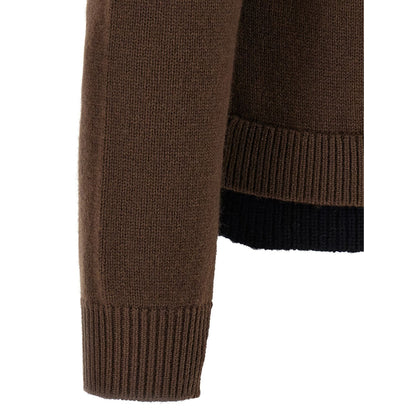 J.W.Anderson Brown Wool Cardigan