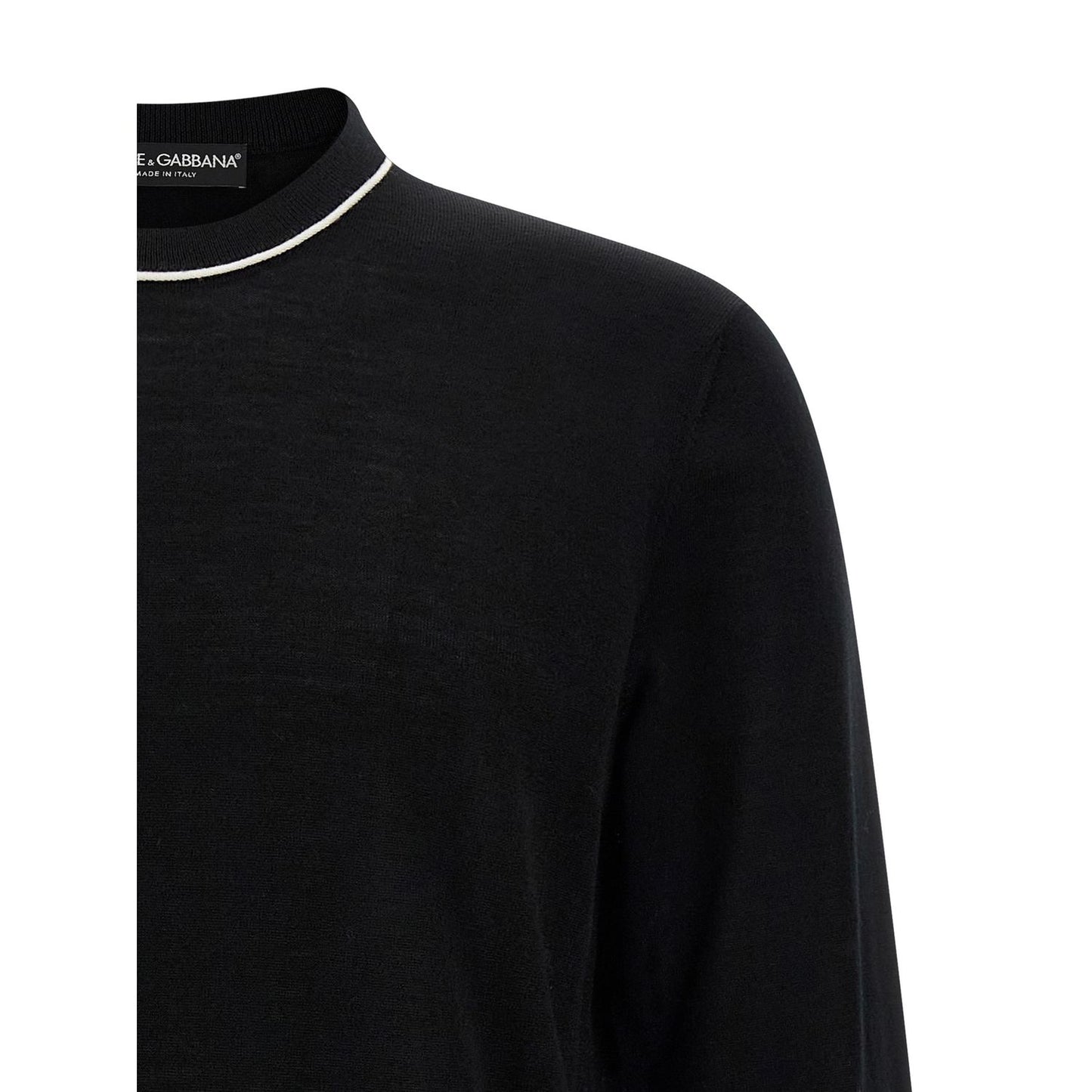 Dolce & Gabbana Black Marabou Cardigan