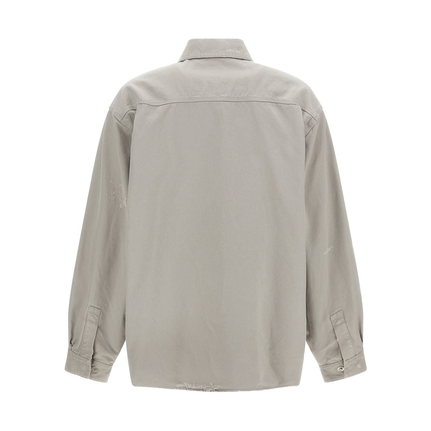 Balenciaga Gray Cotton Blouse