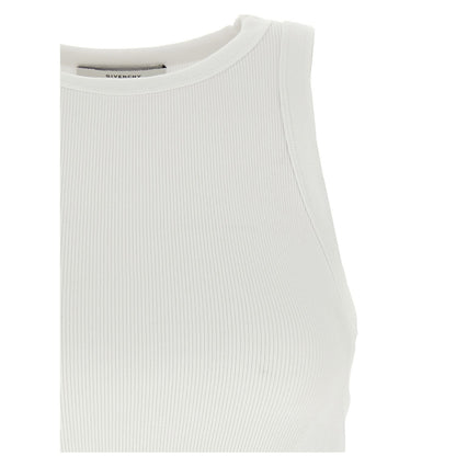 Givenchy White Cotton Tank Tops