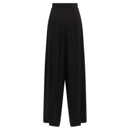 Max Mara Black Triacetate Pants