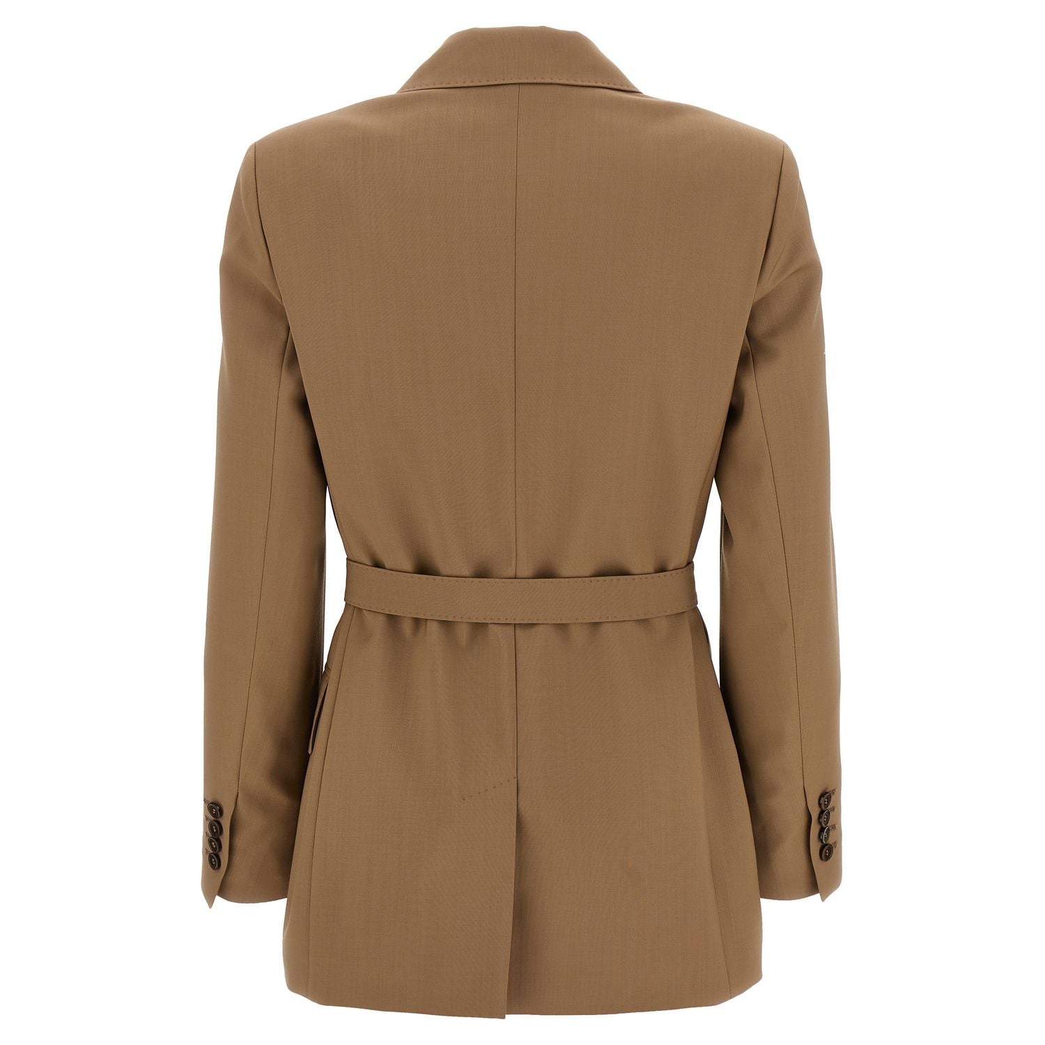 Max Mara Brown Virgin Wool Blazer