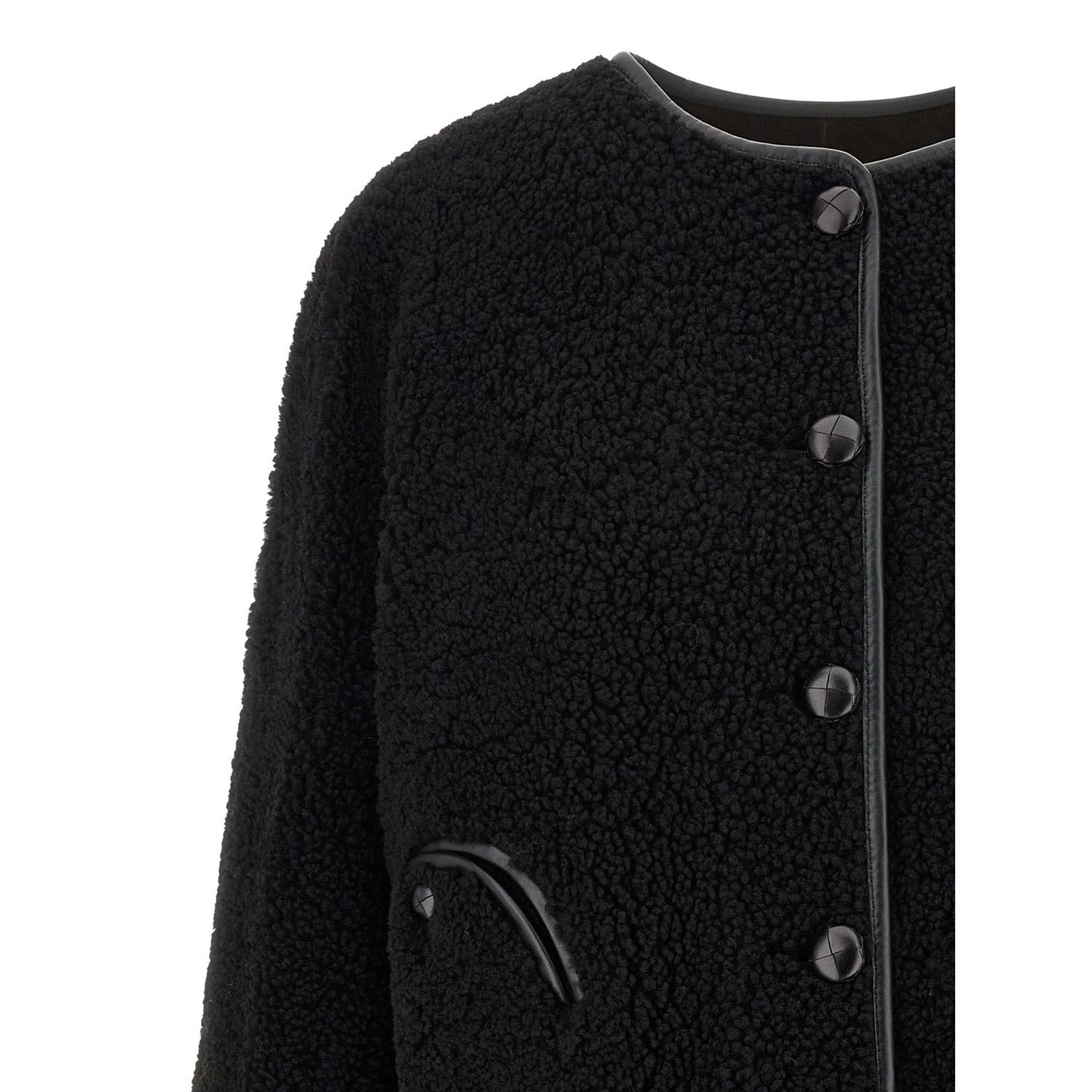 Blazé Milano Black Lamb Leather Shell Jacket