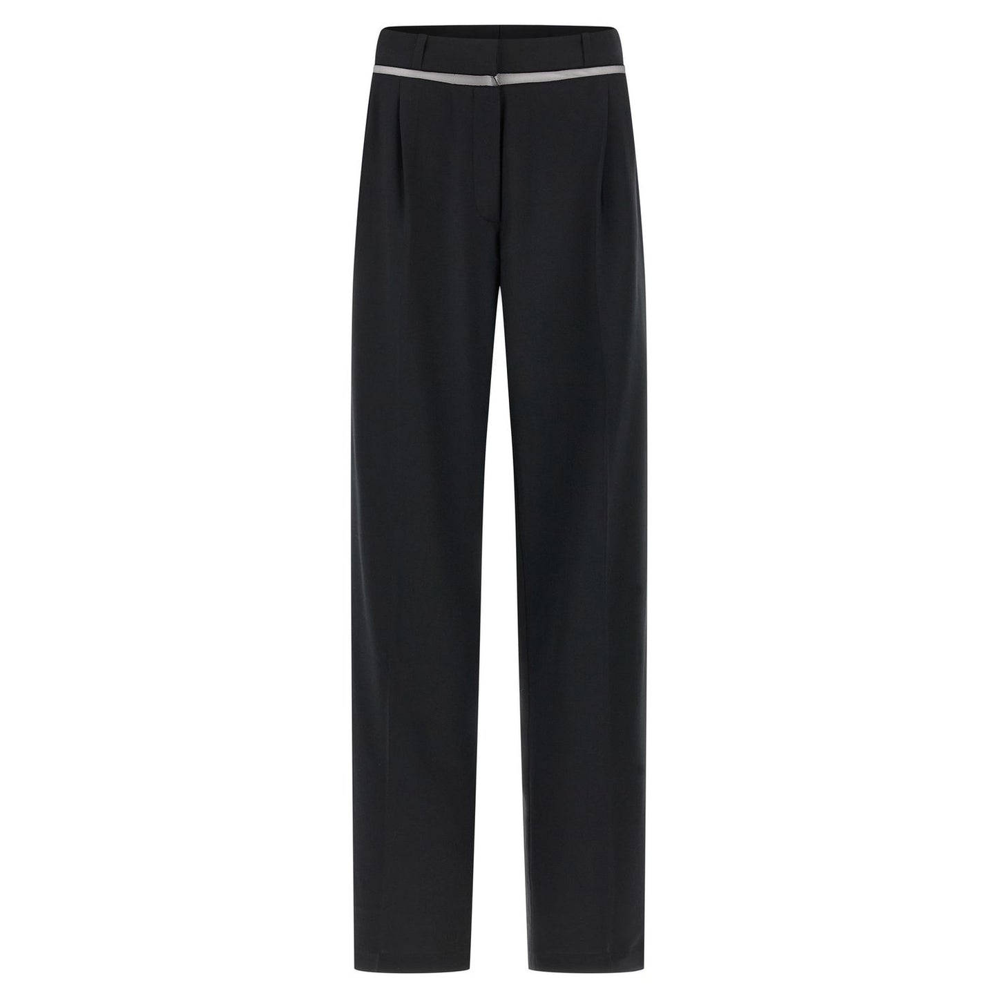 Nensi Dojaka Black Virgin Wool Casual Pants