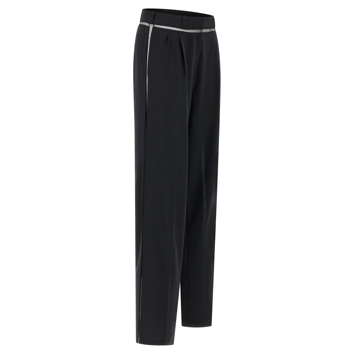 Nensi Dojaka Black Virgin Wool Casual Pants