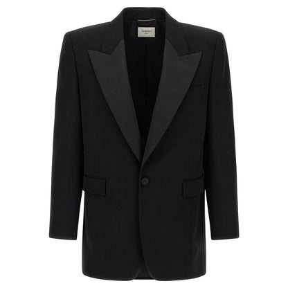 Saint Laurent Black Wool Blazer
