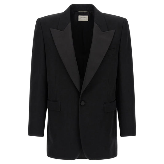 Saint Laurent Black Wool Blazer