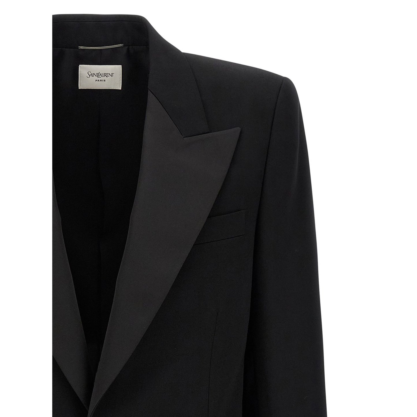 Saint Laurent Black Wool Blazer