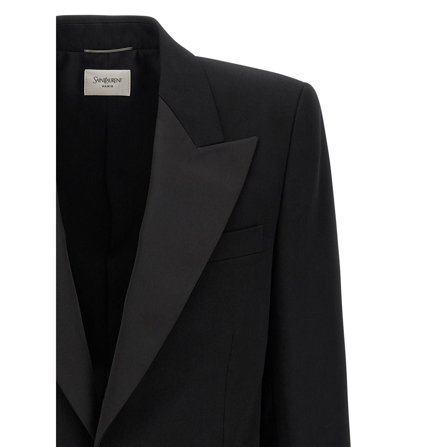 Saint Laurent Black Wool Blazer