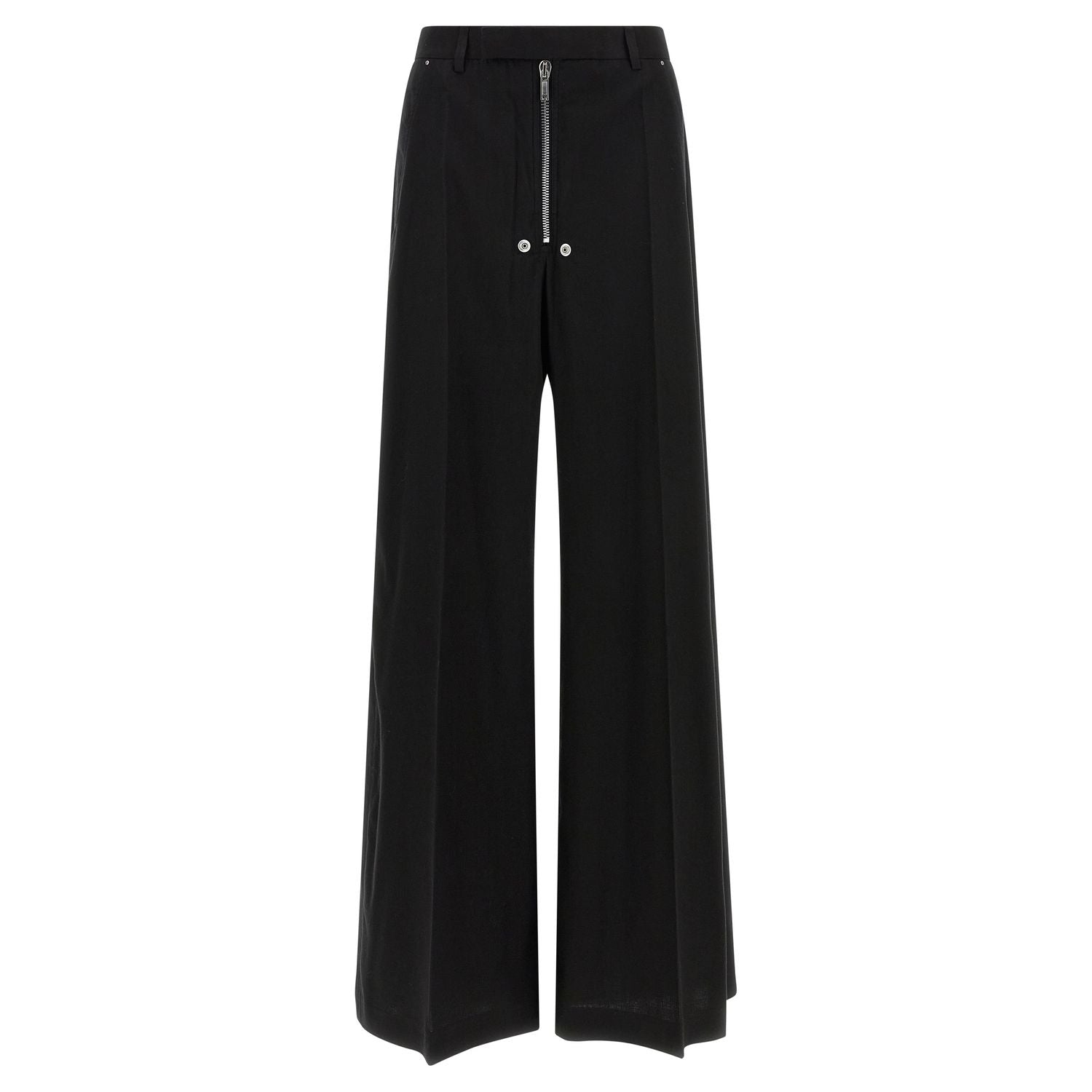 Rick Owens Black Cotton Pants