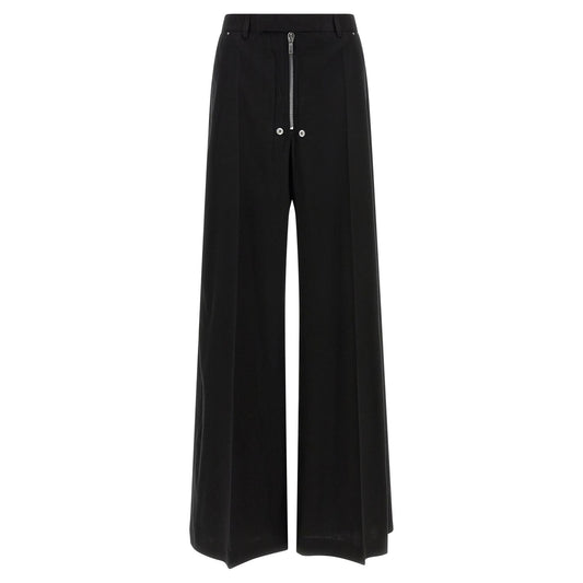 Rick Owens Black Cotton Pants